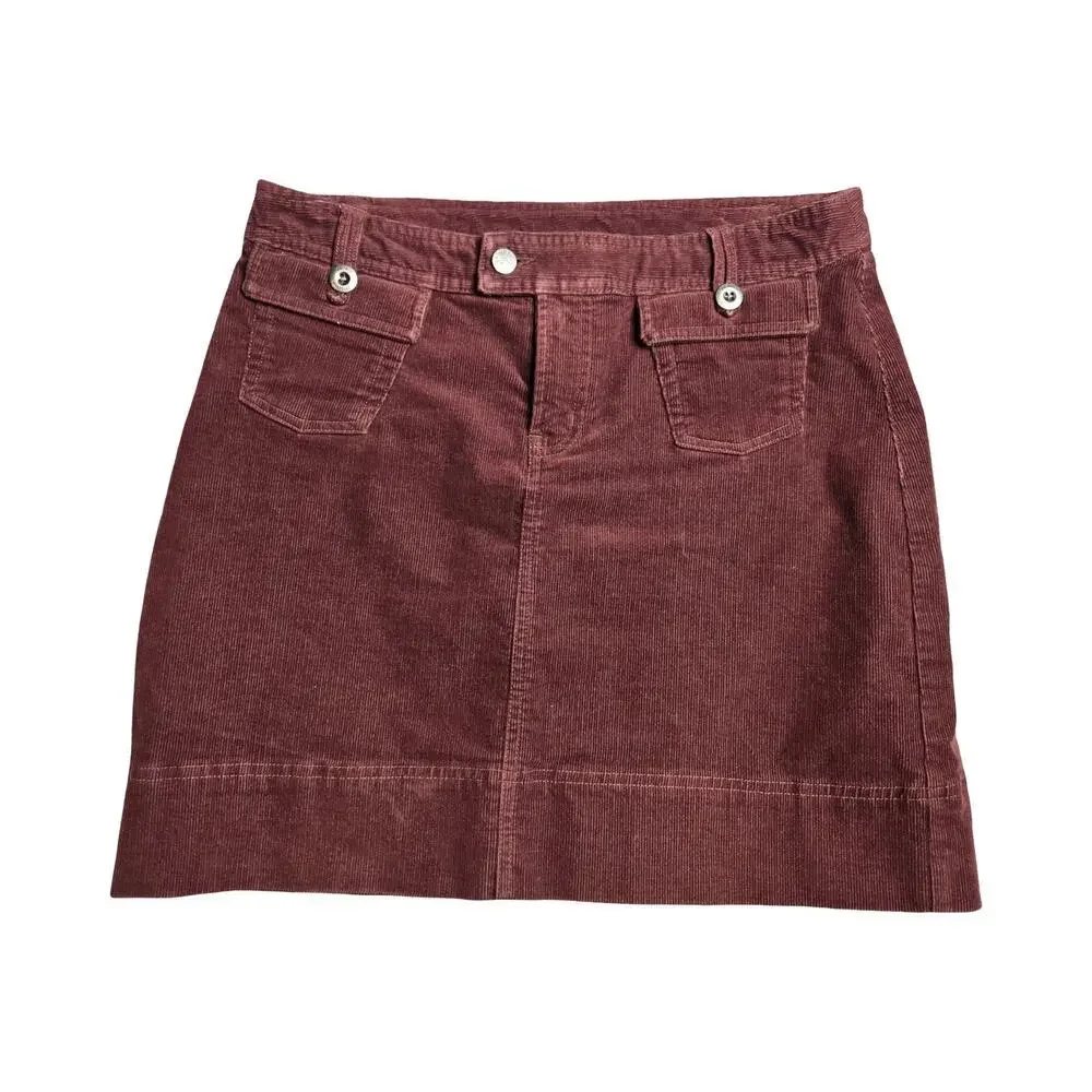 Patagonia Corduroy Red‎ Women's Skirt Size: 6